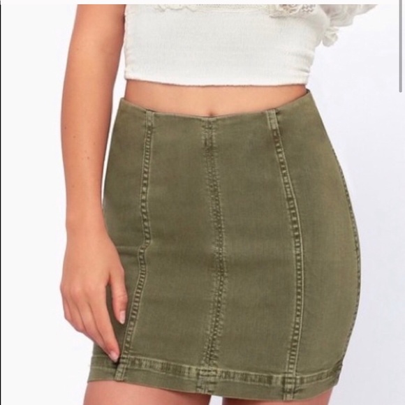 Free People Modern Femme Denim mini skirt - Picture 6 of 7